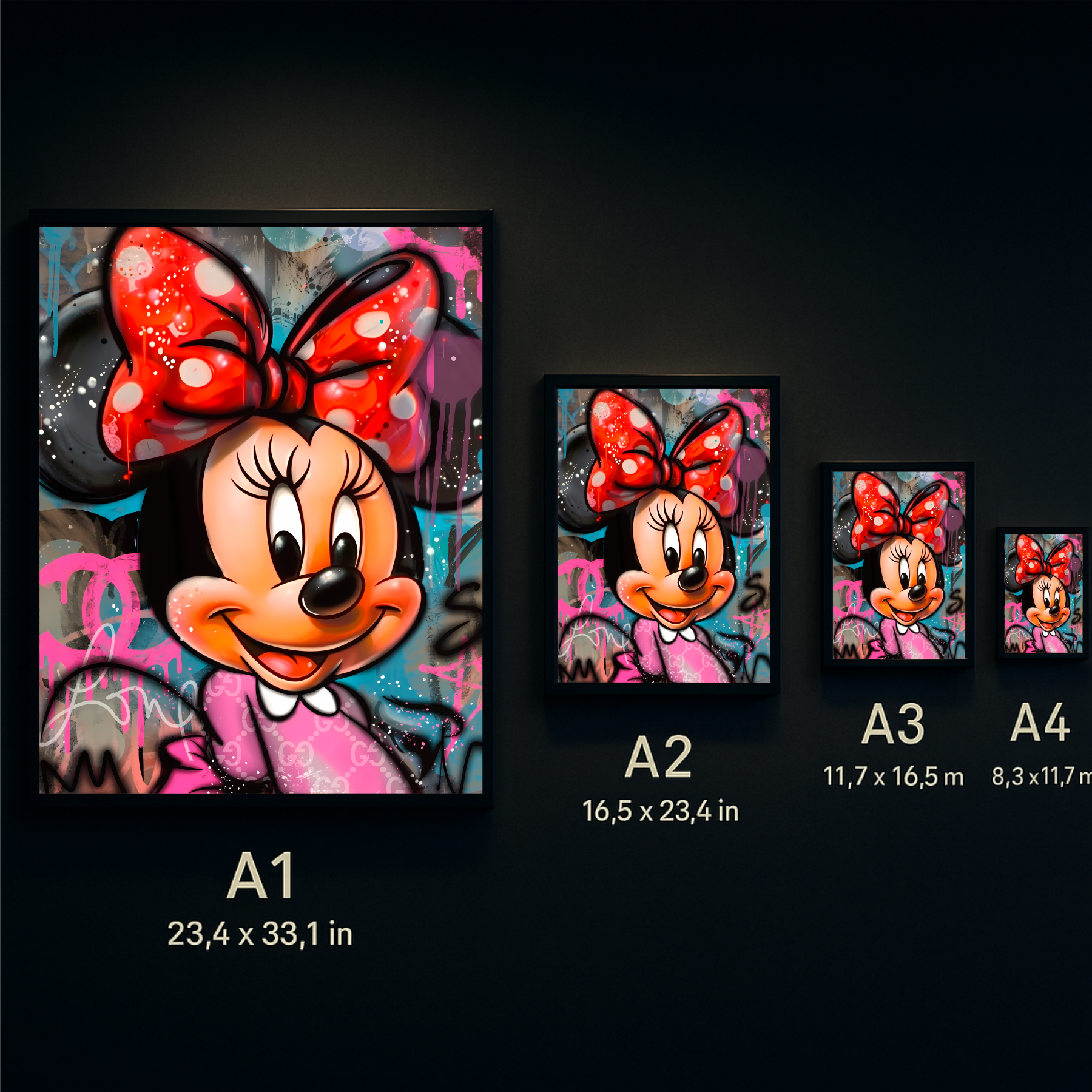 Minnie Bow Queen – Pop Graffiti Edition